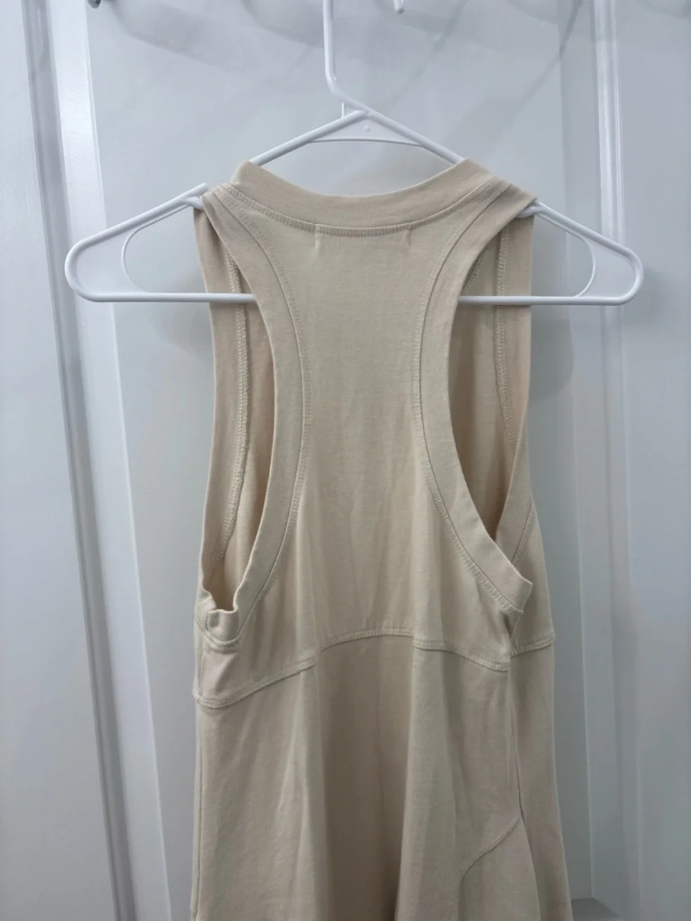 Free People Cream Halter Midi Dress